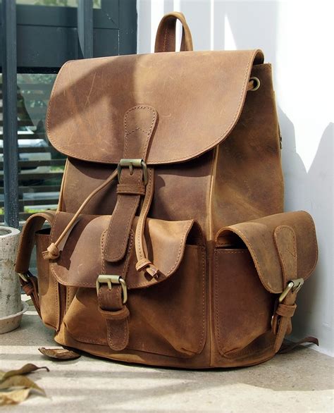 leather backpack 